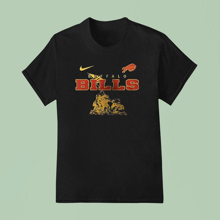 Buffalo Bills Being A Marine Is A Choice Being A Marine Veteran Is An Honor Shirt