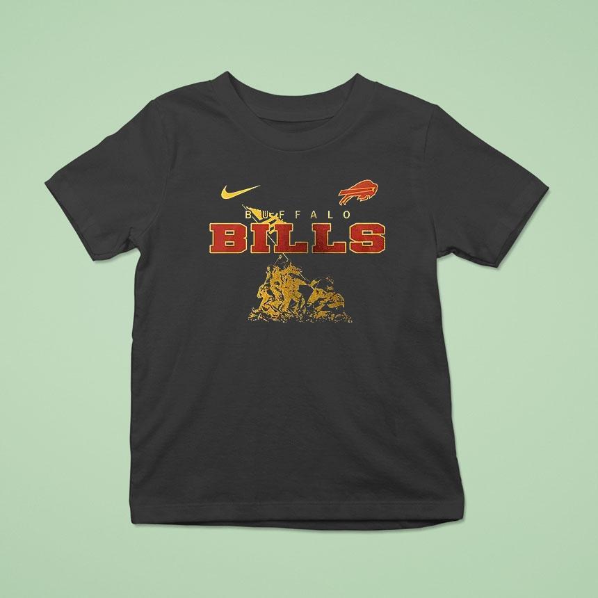 Buffalo Bills Being A Marine Is A Choice Being A Marine Veteran Is An Honor Shirt