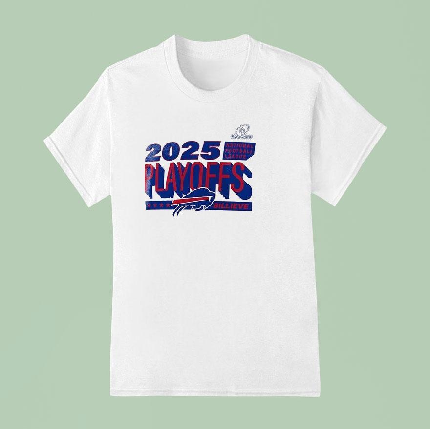 Buffalo Bills Billieve 2025 Nfl Playoffs Shirt
