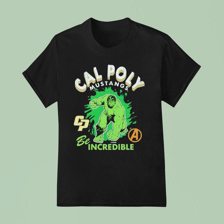 Cal Poly Mustangs Hulk Be Incredible Shirt