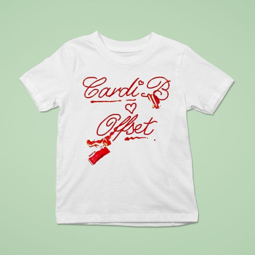 Cardi B Offset French Fry Heart Shirt