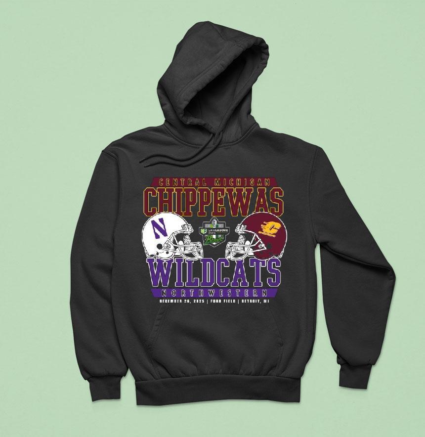 Central Michigan Chippewas Vs Northwestern Football Gameabove Sports Bowl Shirt Central Michigan Chippewas Vs Northwestern Football Gameabove Sports Bowl Shirt