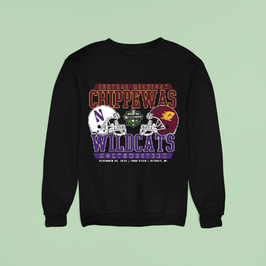 Central Michigan Chippewas Vs Northwestern Football Gameabove Sports Bowl Shirt Central Michigan Chippewas Vs Northwestern Football Gameabove Sports Bowl Shirt