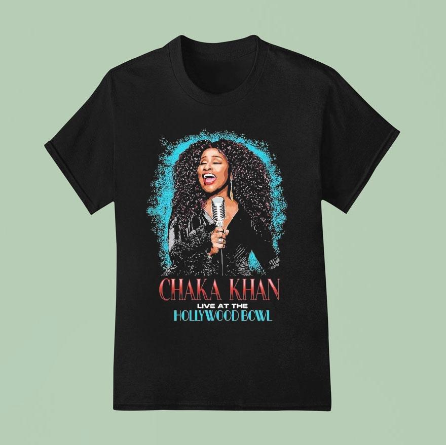 Chaka Khan Live At The Hollywood Bowl Microphone Shirt