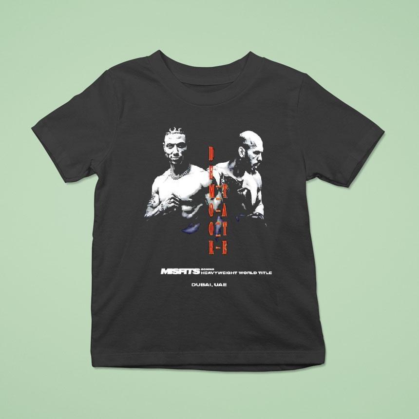 Chase Demoor Vs Andrew Tate Fight Boxing Dubai Uae Graphic Shirt