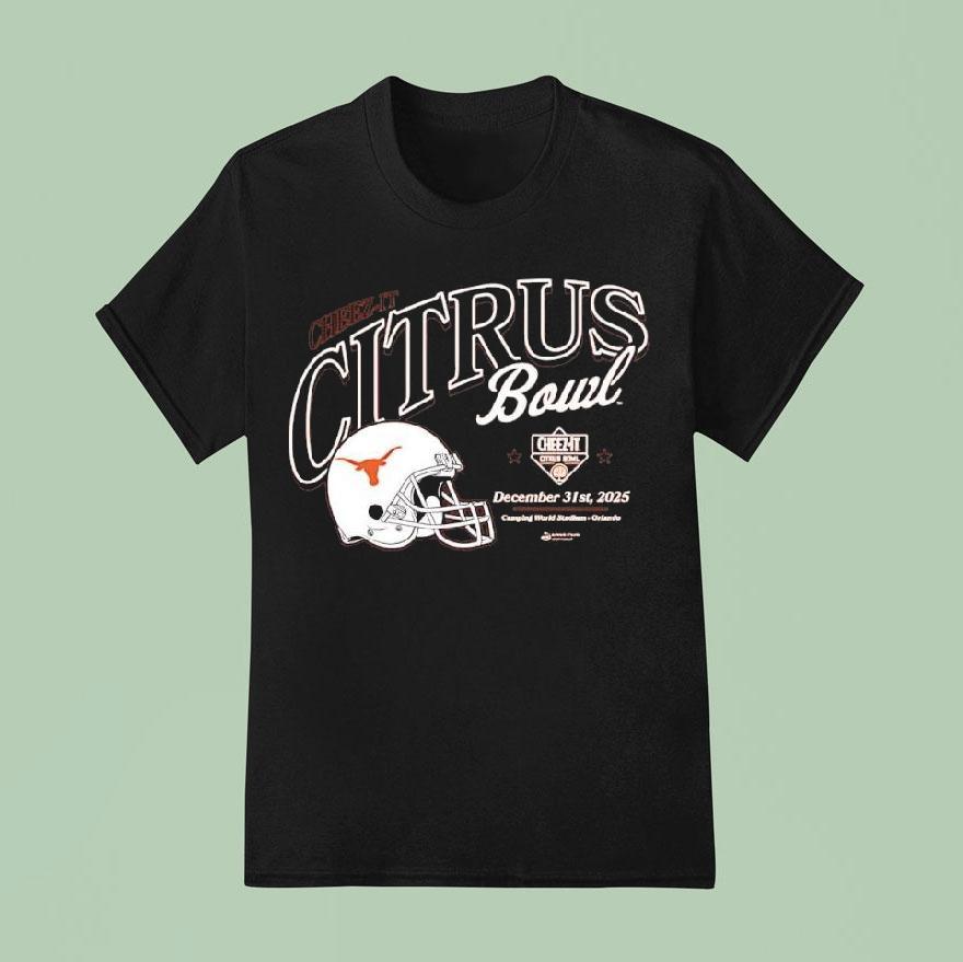 Cheez-it Citrus Bowl Texas December 31st 2025 Olando Shirt
