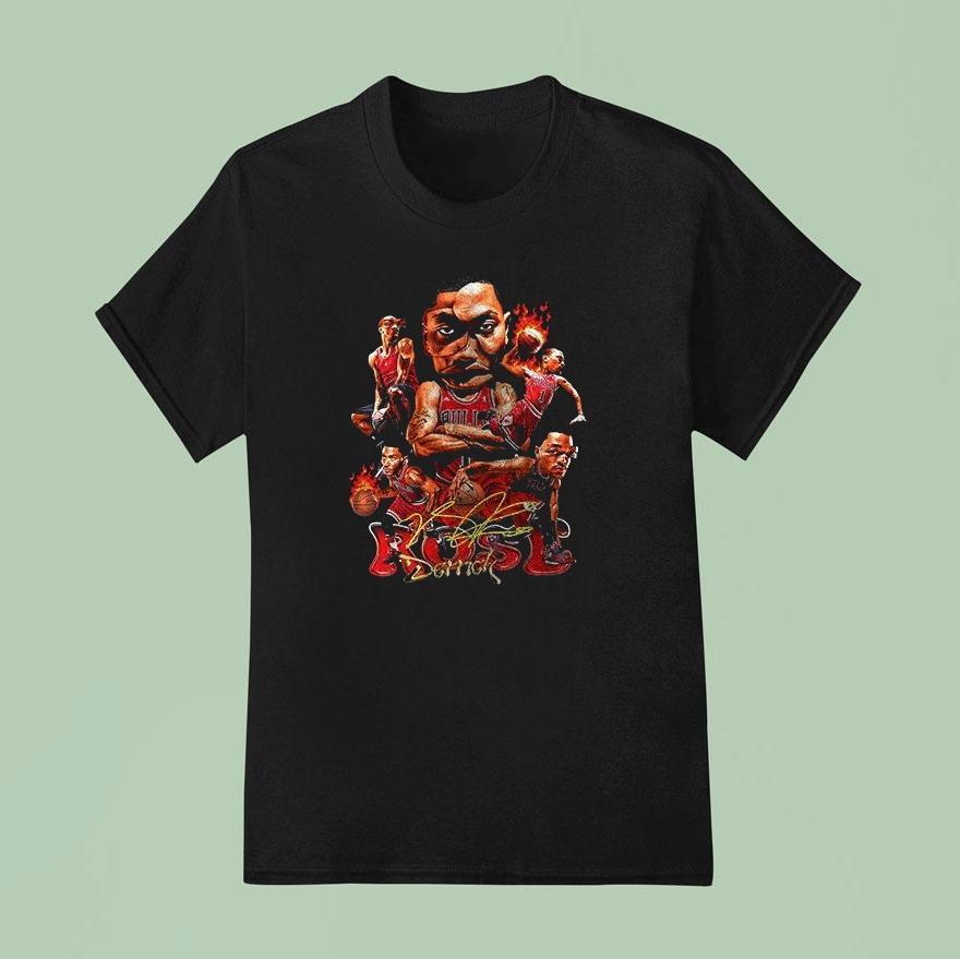 Chicago Bulls Derrick Rose Windy City Assasin Signature Graphic Shirt