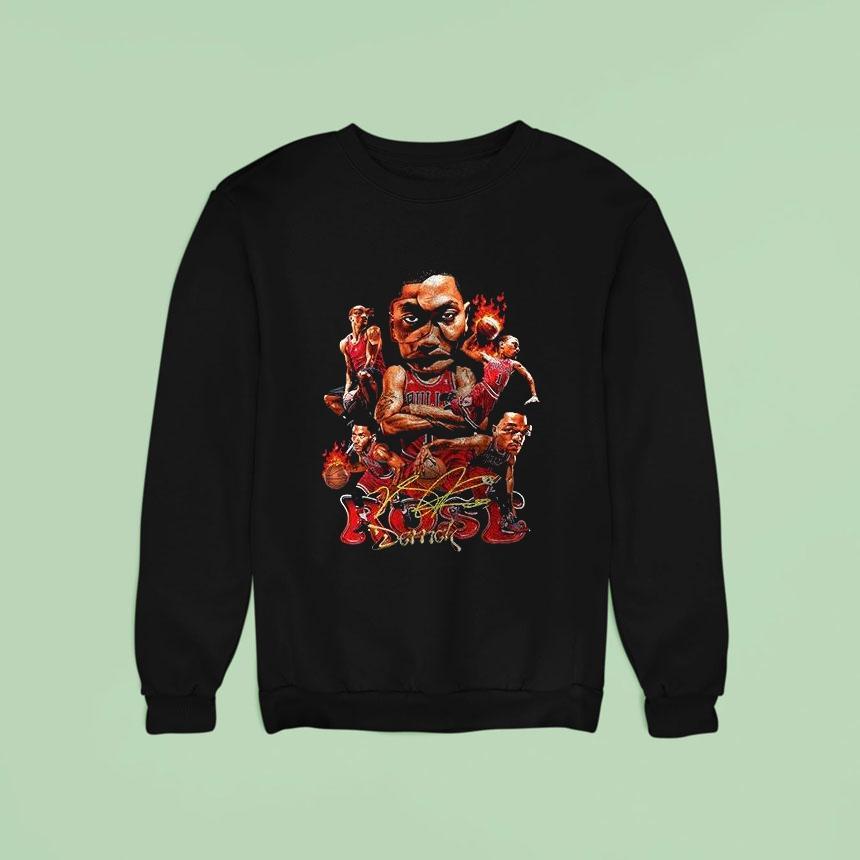 Chicago Bulls Derrick Rose Windy City Assasin Signature Graphic Shirt Chicago Bulls Derrick Rose Windy City Assasin Signature Graphic Shirt