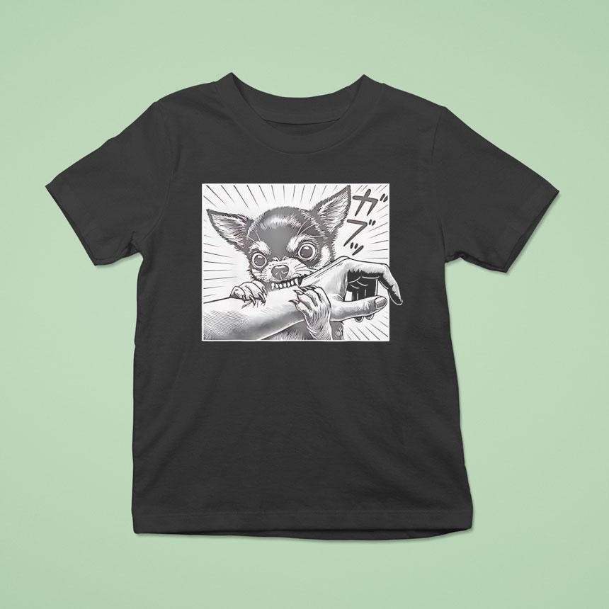 Chihuahua Dog Bite Hand Chihuahua Lover Shirt