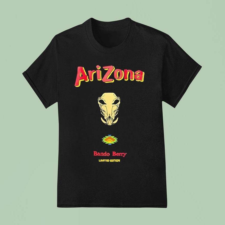 Childish Gambino Wearing Arizona Bando Berry Limited Edition Shirt