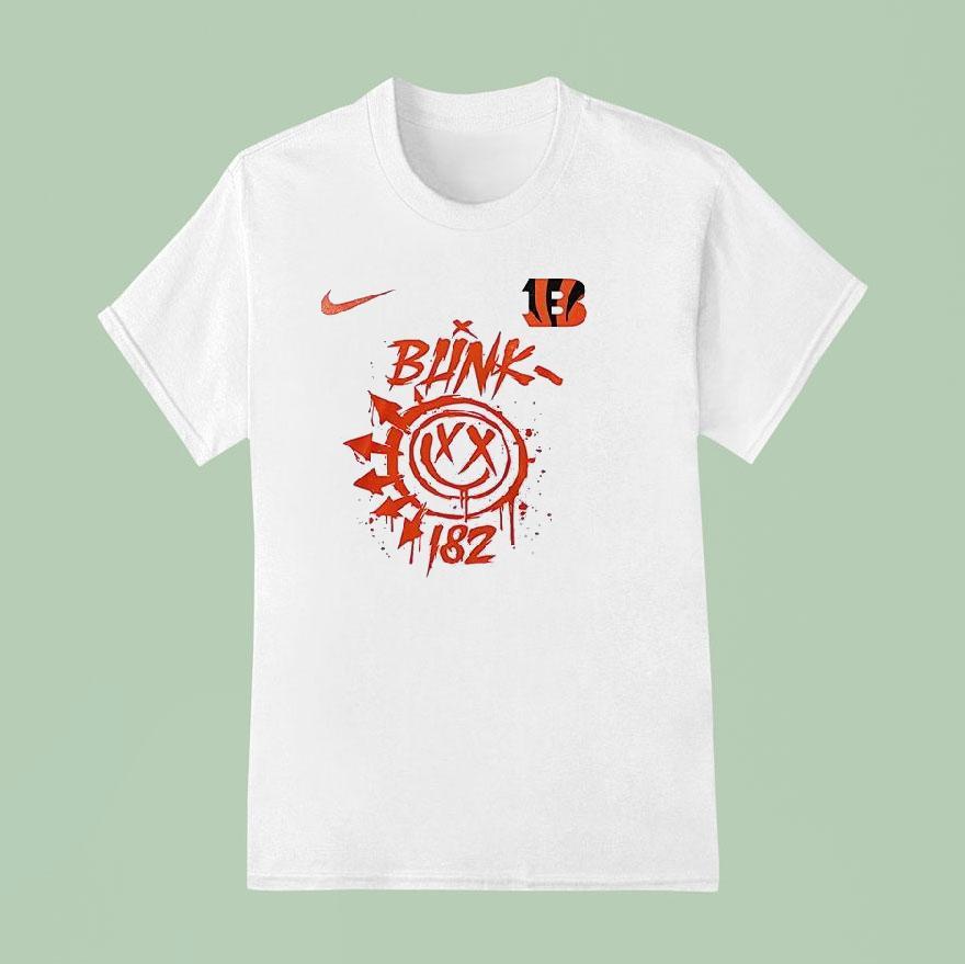 Cincinnati Bengals X Blink 182 Go Bengals Bunny Shirt