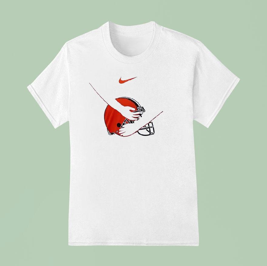 Cleveland Browns X National Hugging Day Wants A Hug Logo Shirt