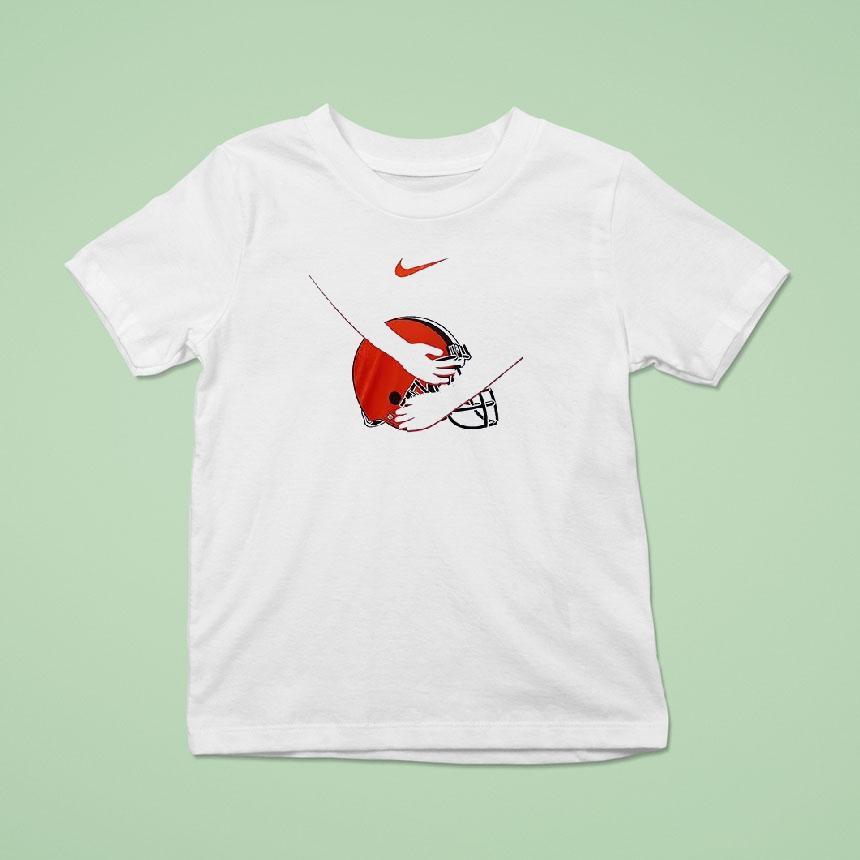 Cleveland Browns X National Hugging Day Wants A Hug Logo Shirt