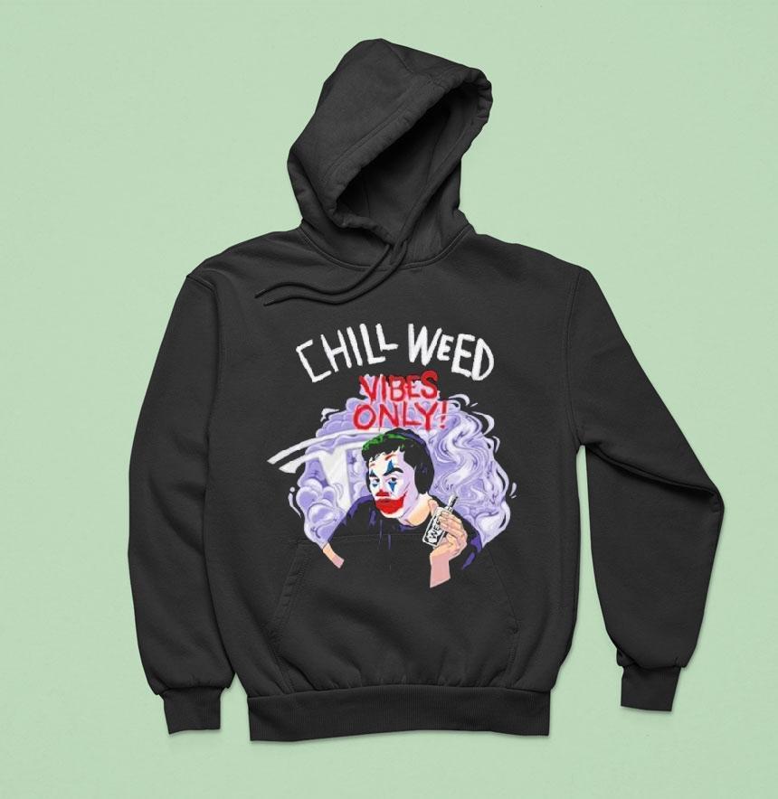 Cold Ones Chill Weed Joker Tesla Shirt Cold Ones Chill Weed Joker Tesla Shirt