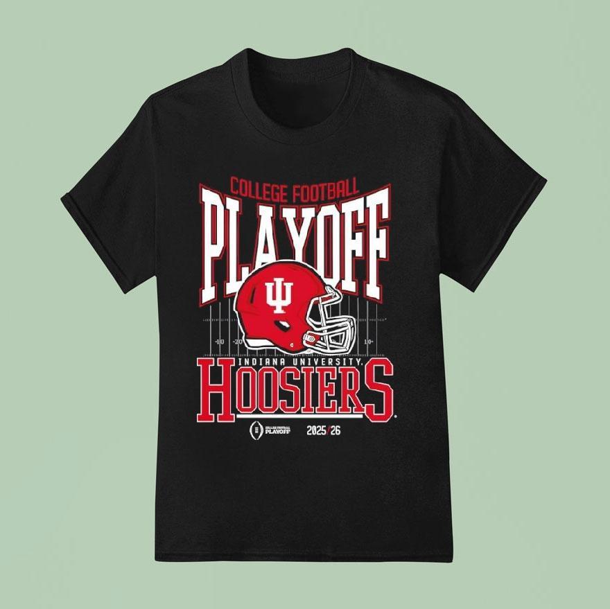 College Football Playoff 2025-26 Indiana Hoosiers Playoff Bound Shirt