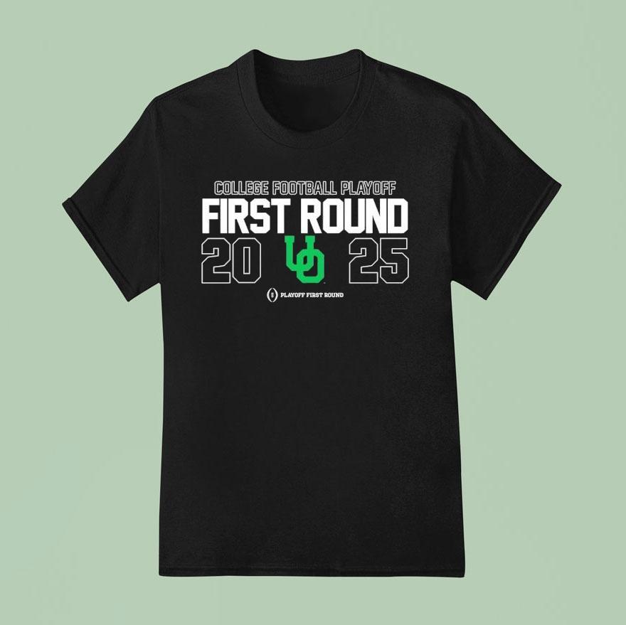 College Football Playoff First Round Oregon Ducks 2025 Shirt