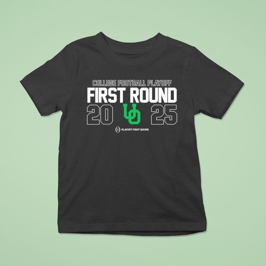 College Football Playoff First Round Oregon Ducks 2025 Shirt