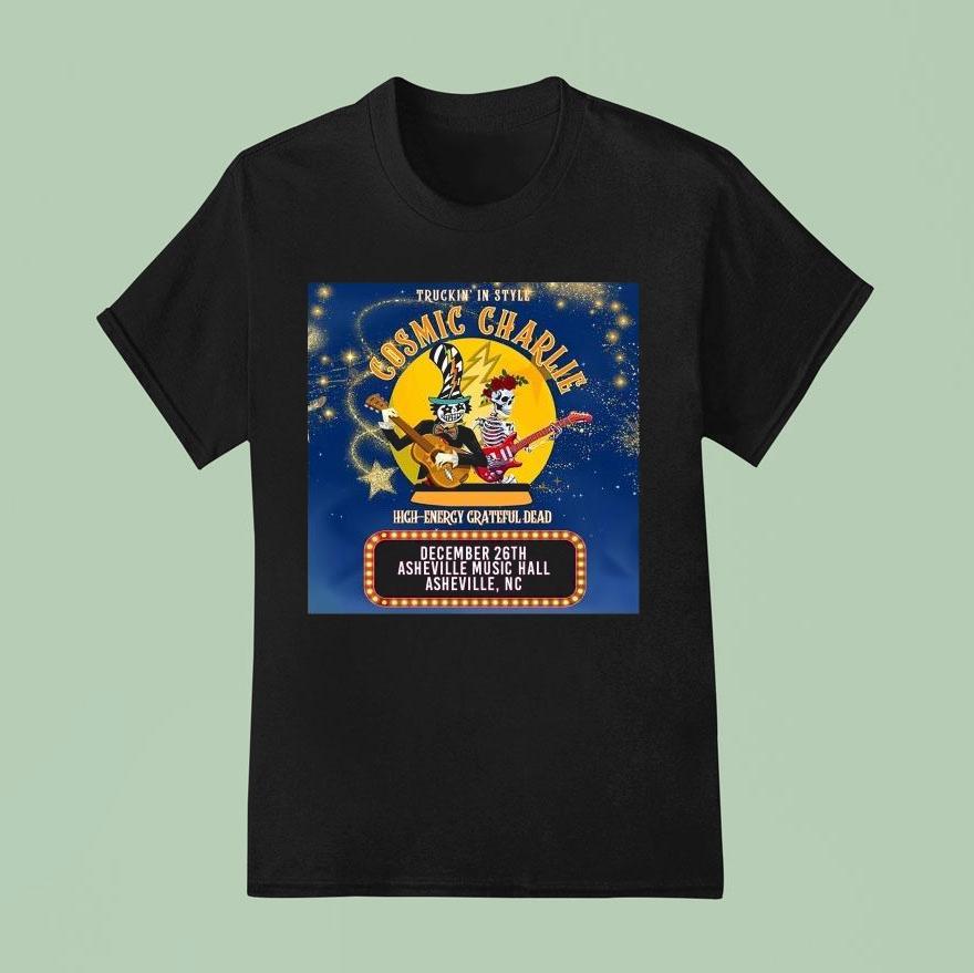 Cosmic Charlie Dec 26 2025 Asheville Music Hall In Asheville Nc Skeletons Shirt