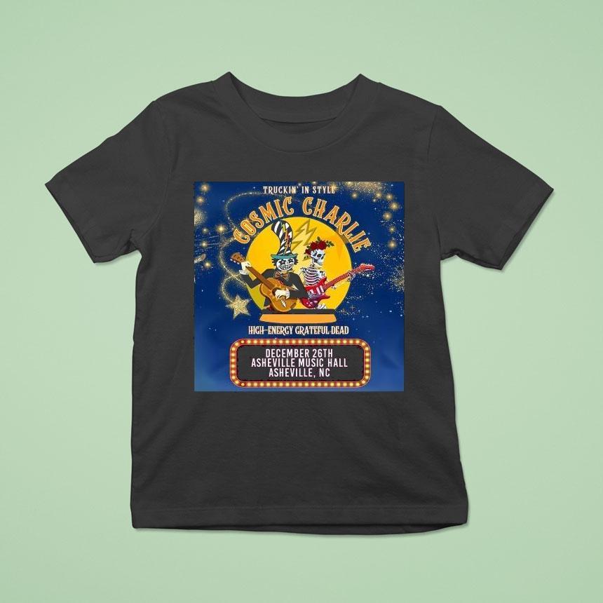 Cosmic Charlie Dec 26 2025 Asheville Music Hall In Asheville Nc Skeletons Shirt