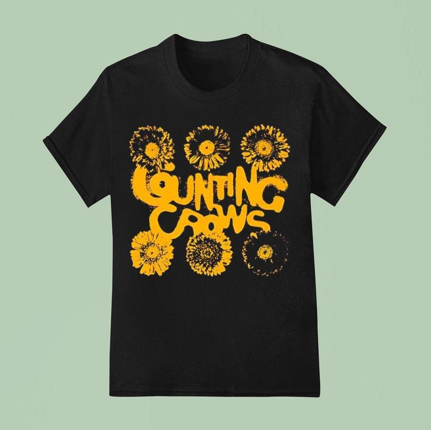 Counting Crows Band 90’s Flower Shirt