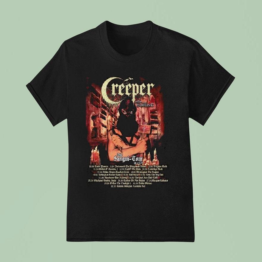 Creeper The Sangui Tour 2026 Uk Shirt