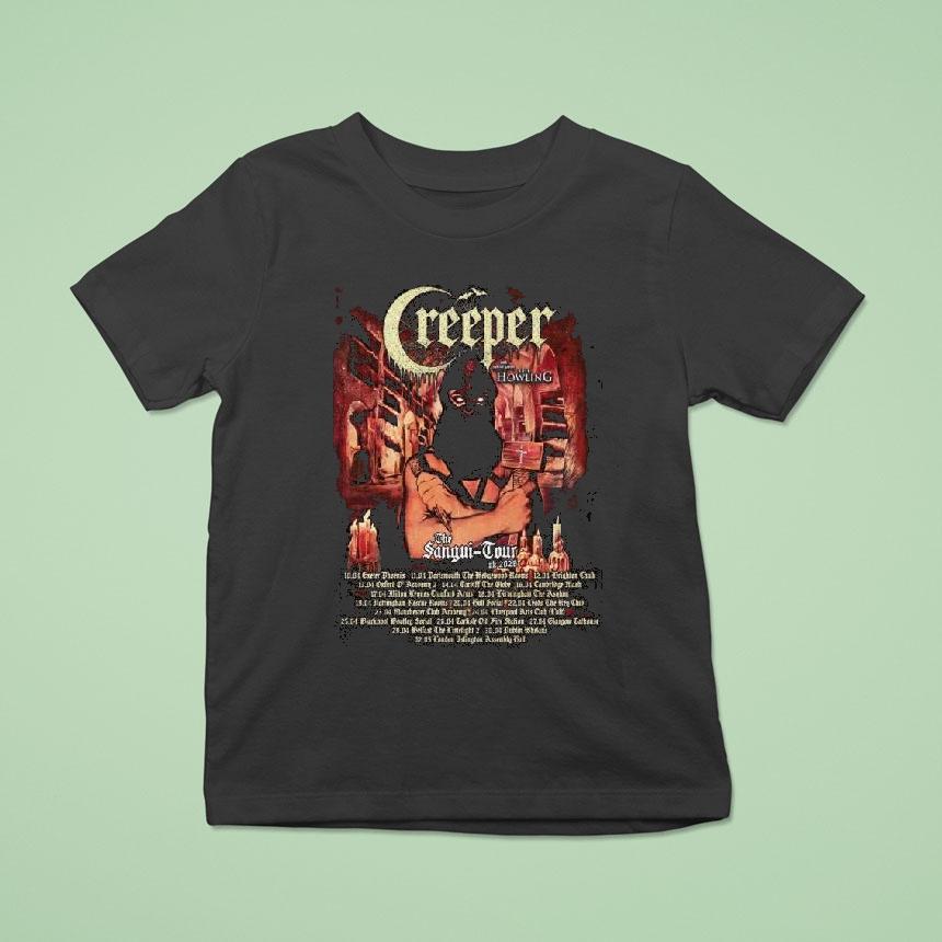 Creeper The Sangui Tour 2026 Uk Shirt