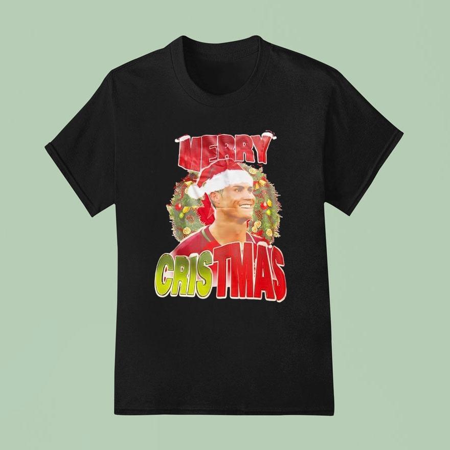 Cristiano Ronaldo Merry Cristmas Shirt