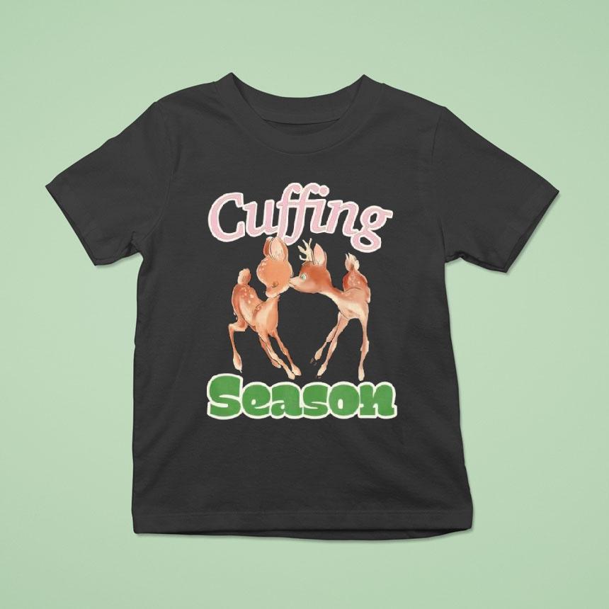Cuffing Season Two Deer Graphic Shirt