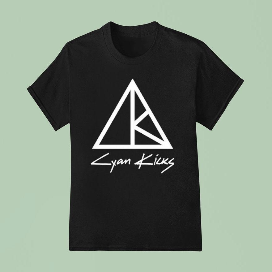 Cyan Kicks Triangle Shirt