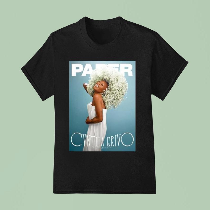 Cynthia Erivo Graces The Cover Of Paper Magazine Shirt