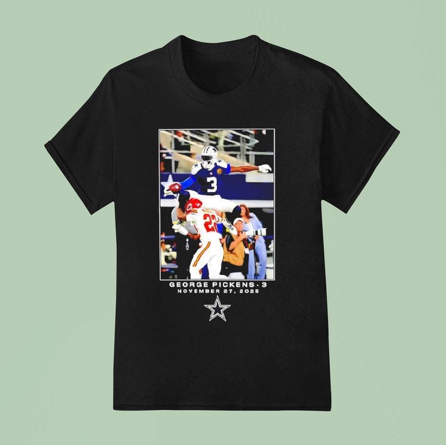 Dallas Cowboys George Pickens Nfl Novemer 27th 2025 Graphic Shirt