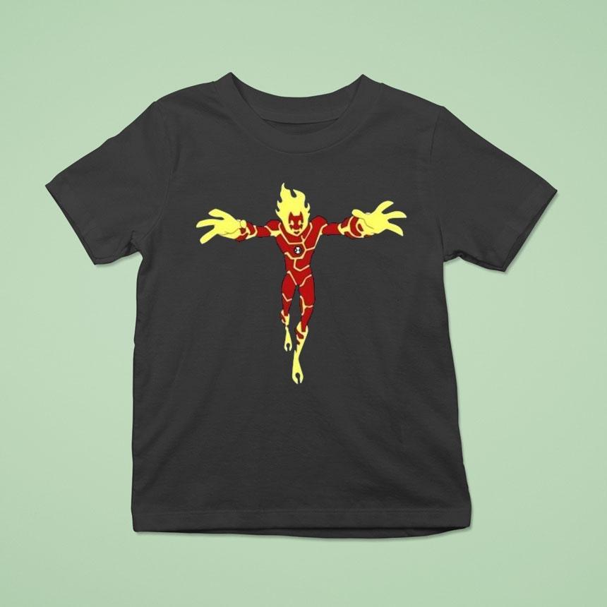 Dan 10 The Heatblast Daylight Curfew Shirt
