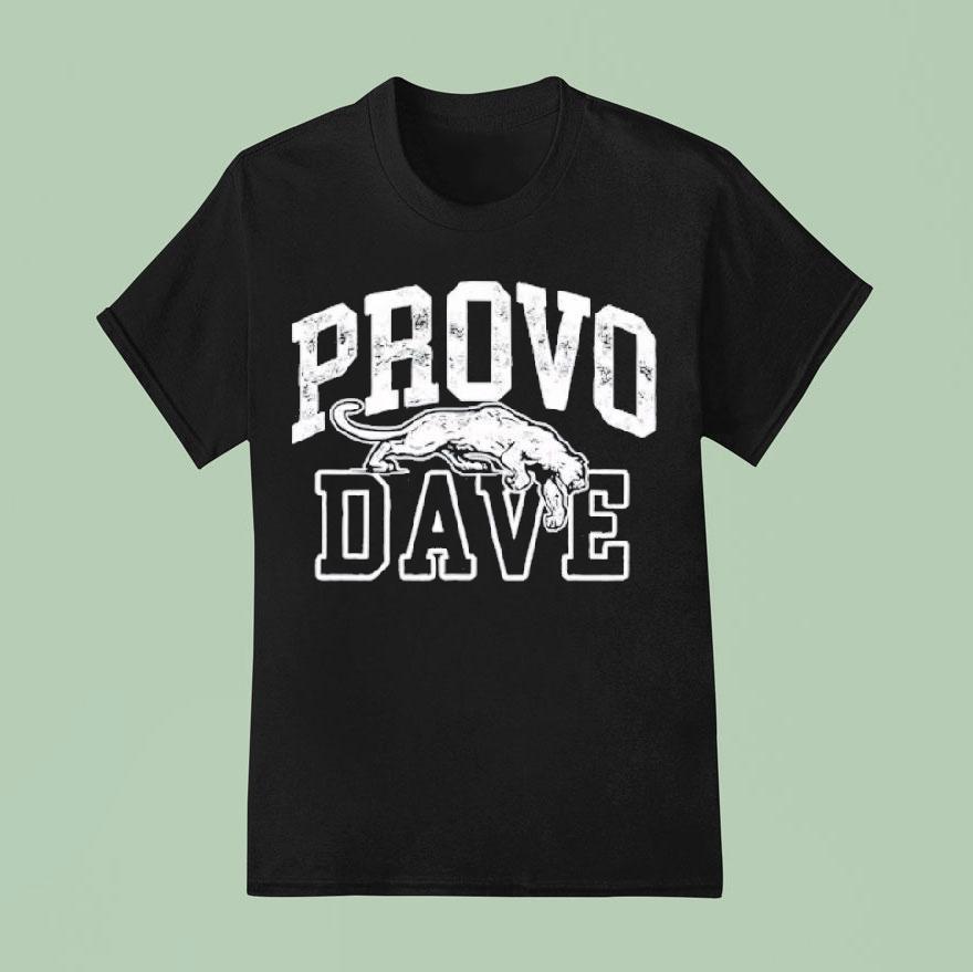 Dave Portnoy Wearing Provo Dave Shirt