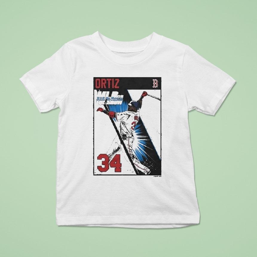 David Ortiz 34 Mlb The Show 06 Cover Boston Red Sox Shirt