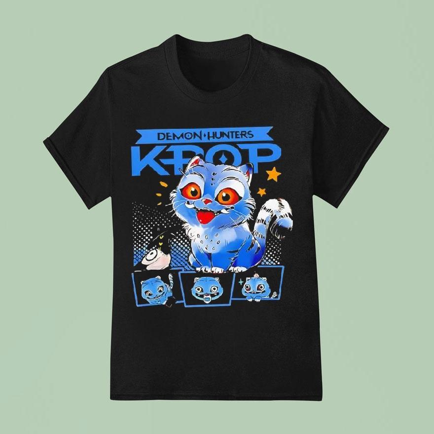 Derpy Tiger K-pop Demon Hunters Colletion Shirt