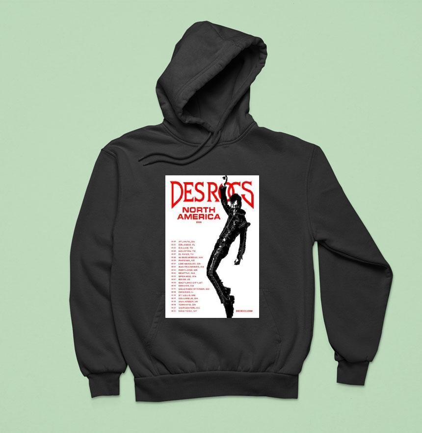 Des Rocs North America 2026 Tour Shirt Des Rocs North America 2026 Tour Shirt