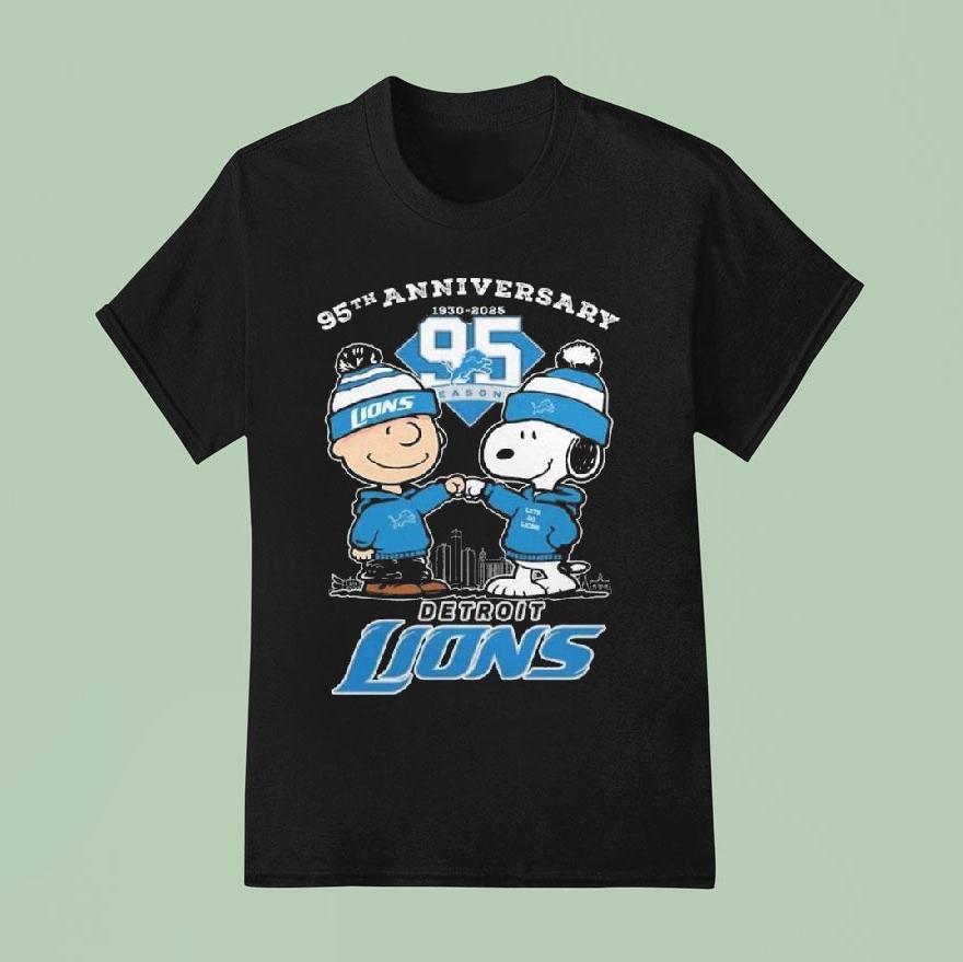 Detroit Lions 95th Anniversary 2025 One Pride Shirt