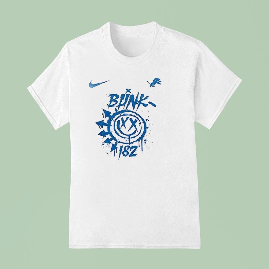 Detroit Lions X Blink 182 Go Lions Bunny Shirt
