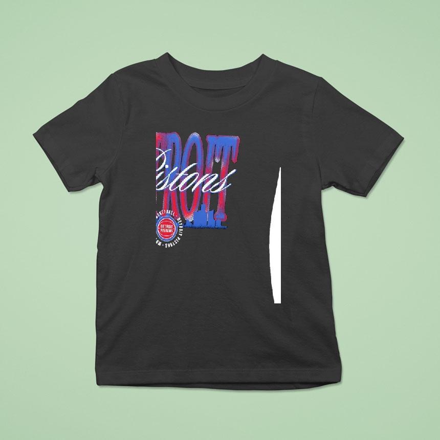 Detroit Pistons Basketball City Skyline Shirt