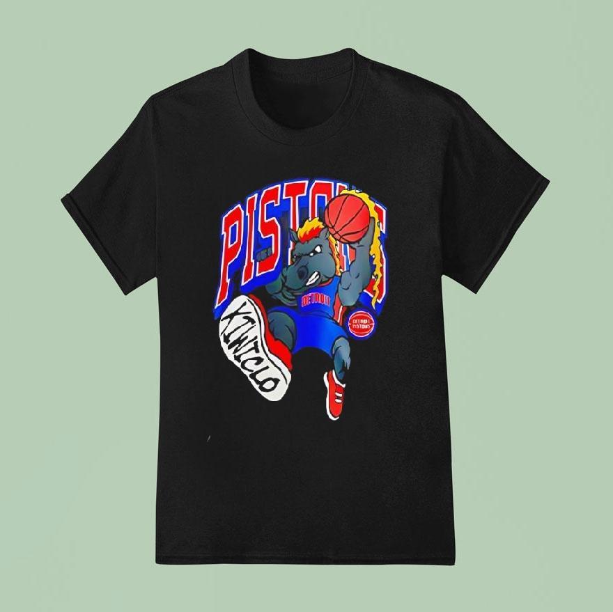Detroit Pistons Hooper’s Birthday Mascot Shirt