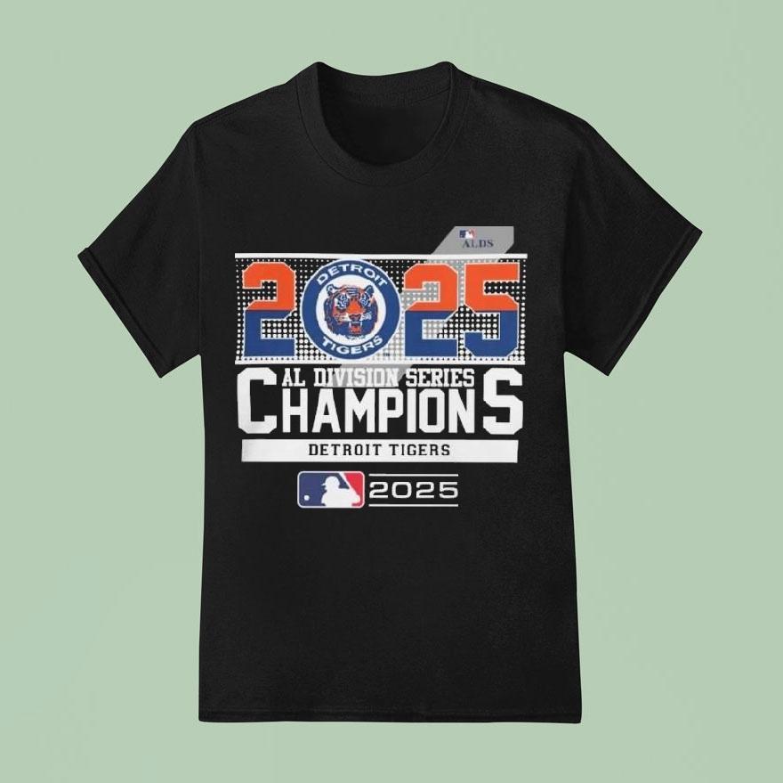Detroit Tigers 2025 Mlb Playoffs Alds Champions Celebration Shirt