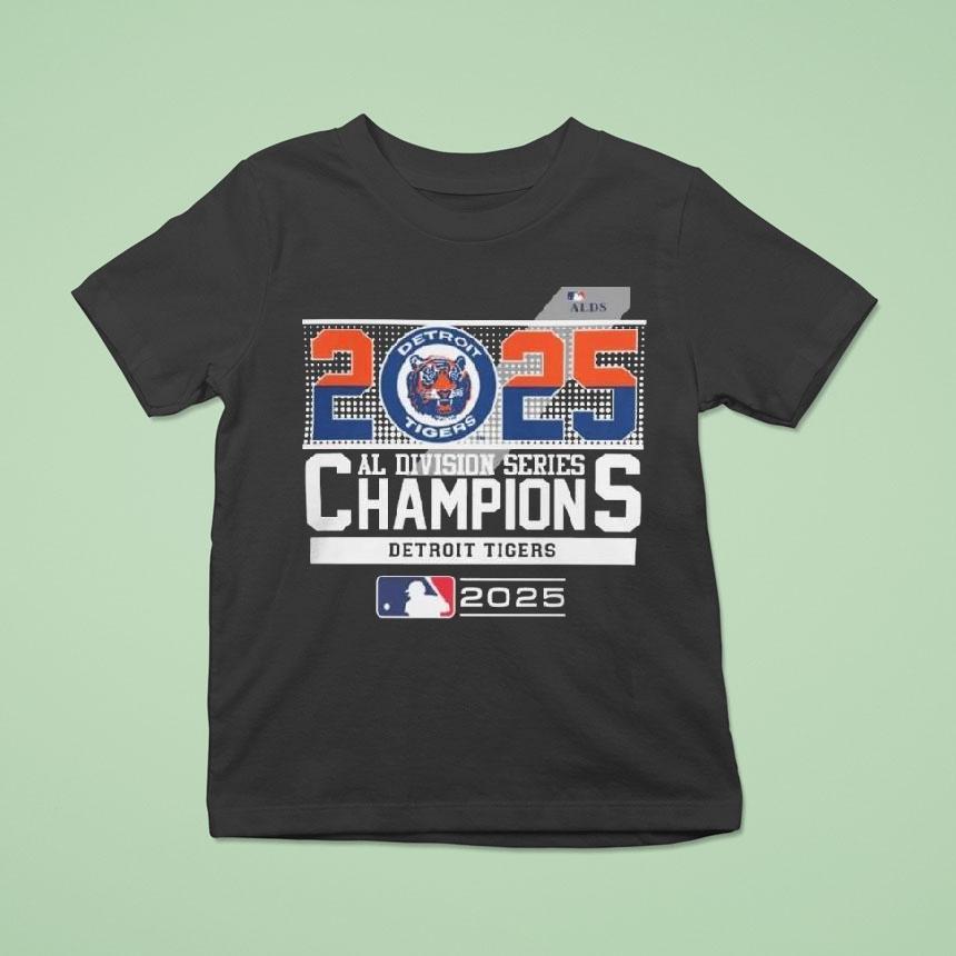 Detroit Tigers 2025 Mlb Playoffs Alds Champions Celebration Shirt