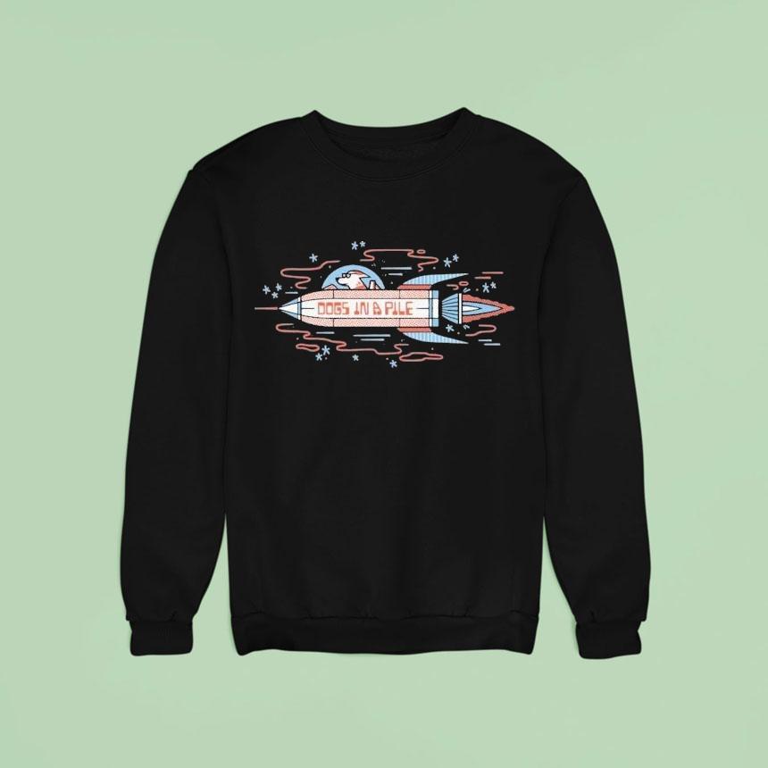 Dogs In Apile Rocket Shirt Dogs In Apile Rocket Shirt