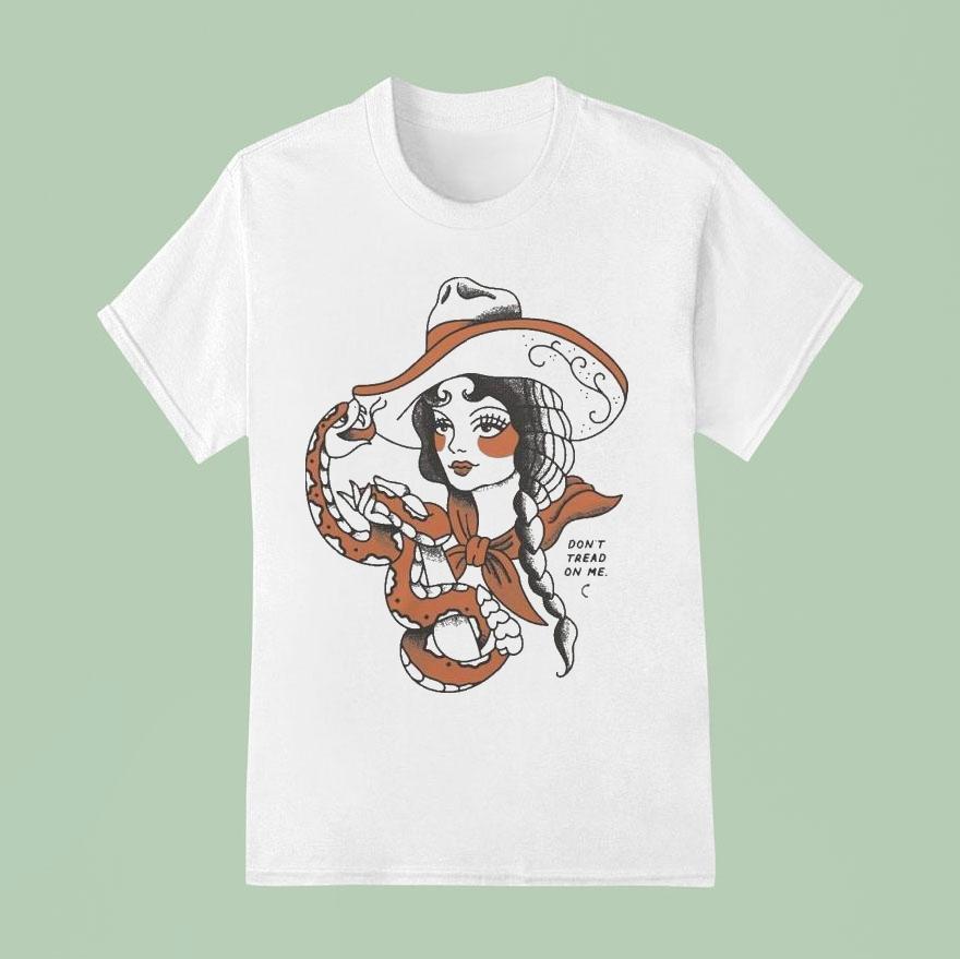 Don’t Tread On Me Turning Point Usa Cowgirl Shirt