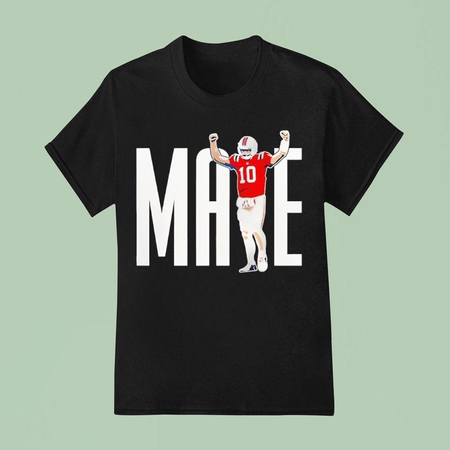 Drake Maye 10 New England Patriots Shirt