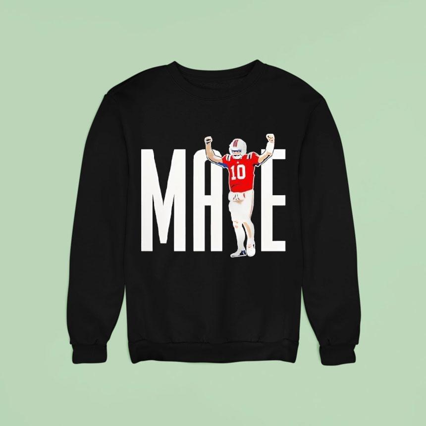 Drake Maye 10 New England Patriots Shirt Drake Maye 10 New England Patriots Shirt