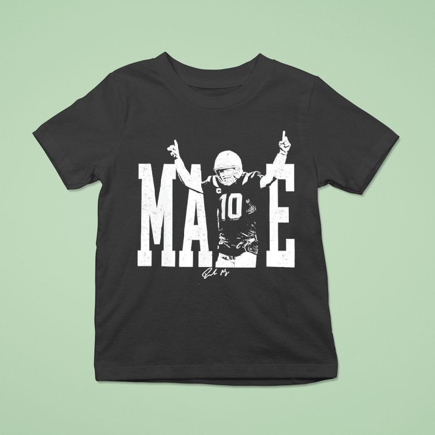 Drake Maye Football Signatures Shirt