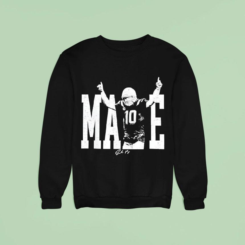 Drake Maye Football Signatures Shirt Drake Maye Football Signatures Shirt