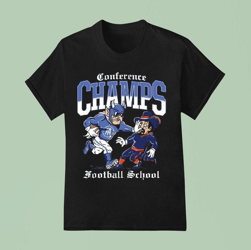 Duke Blue Devils 2025 Conference Champs Stiff Arm Shirt