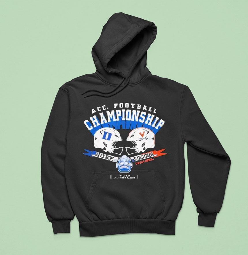 Duke Vs Virginia Acc Championship 2025 Football Dark Heather Shirt Duke Vs Virginia Acc Championship 2025 Football Dark Heather Shirt